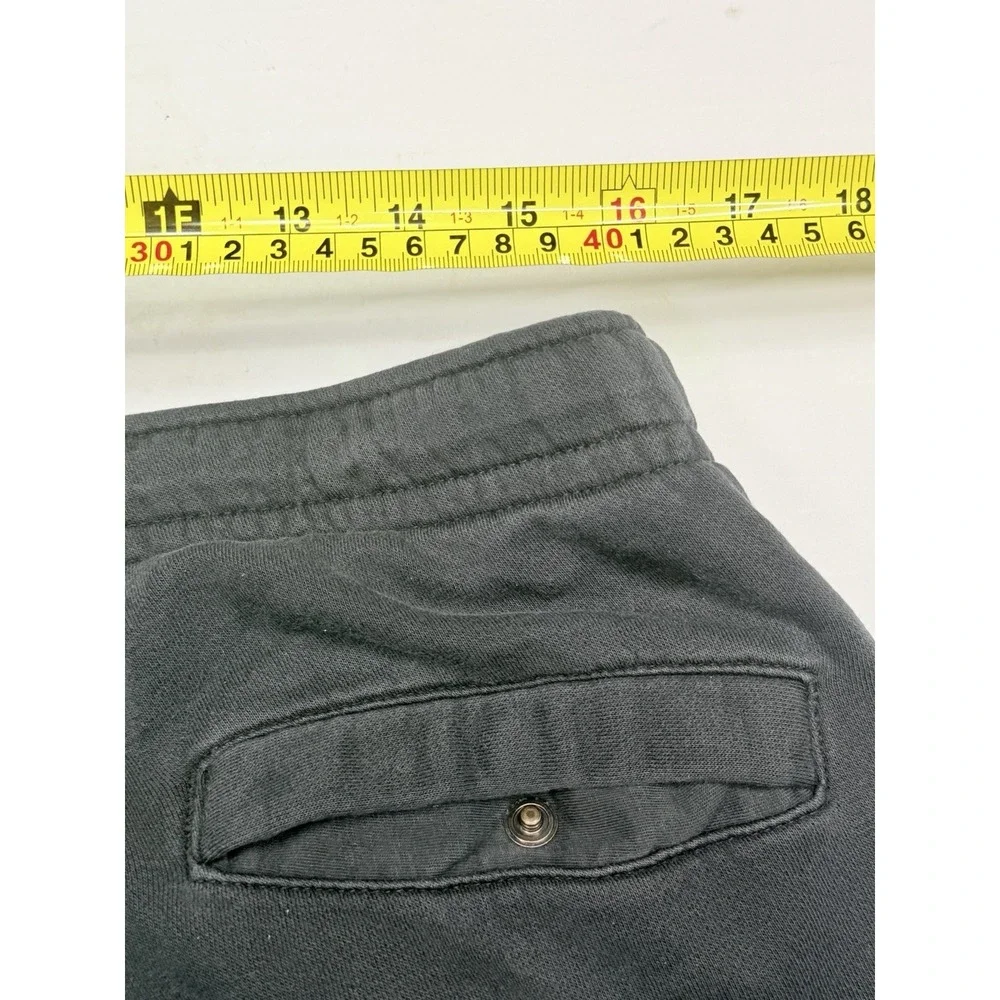 Nike Vintage Y2K Fleece Sweatpants Black Embroidered Swoosh Men's XL